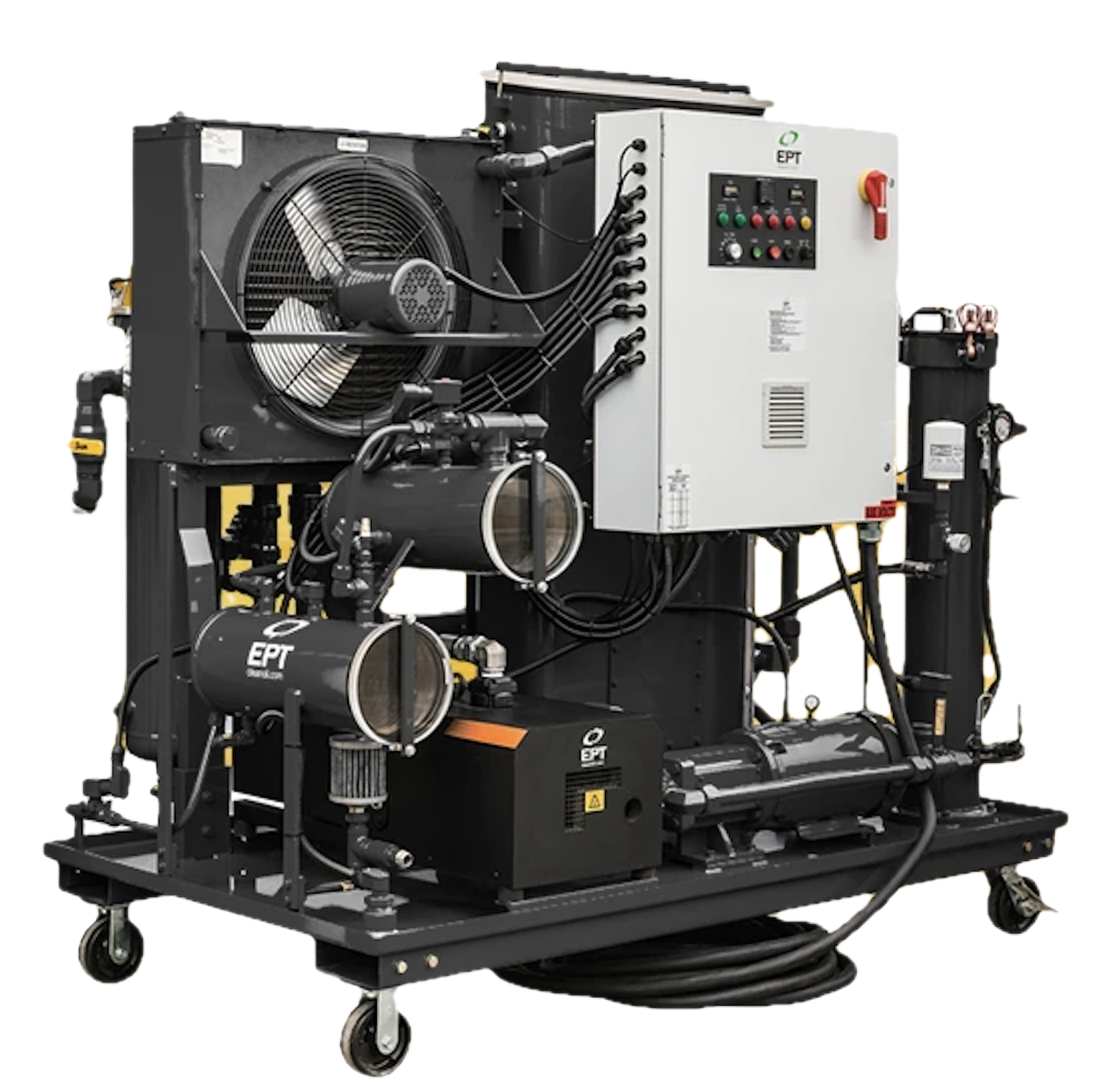 Field services team and equipment